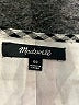 Madewell Checkered-gingham Black Casual Skirt Size 00 - photo 4