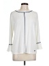 Anne Klein Ivory 3/4 Sleeve Blouse Size L - photo 1