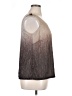 Marina Silver Sleeveless Blouse Size 16 - photo 4