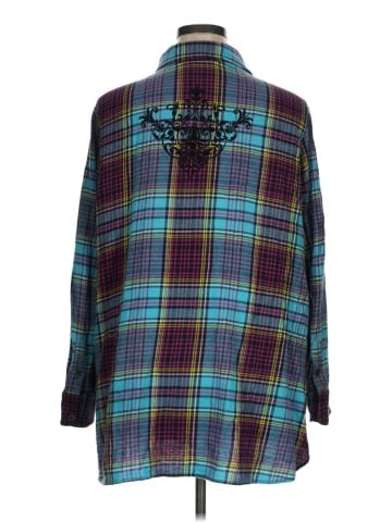 Soft Surroundings Long Sleeve Button-Down Shirt (view 2)