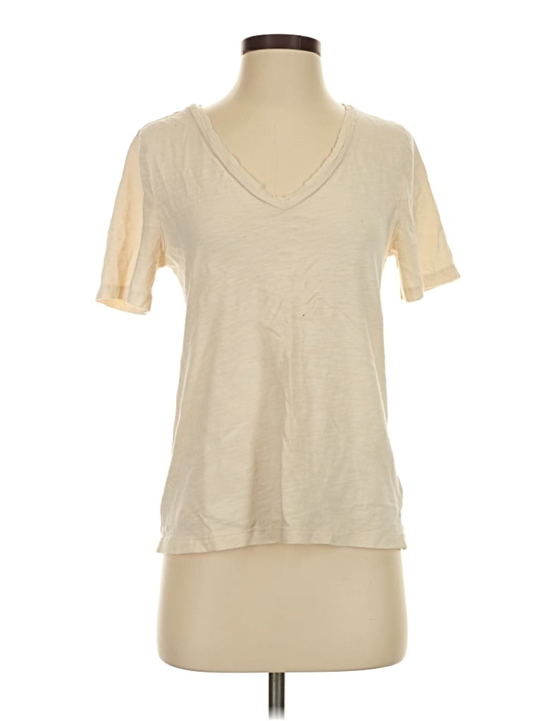 Pre-owned Gap Short Sleeve T-shirt In Ivory