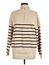 Lillusory Stripes Tan Pullover Sweater Size M - photo 1