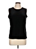 Kathie Lee Black Sleeveless Top Size L - photo 1