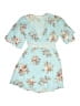 Assorted Brands 100% Rayon Floral Blue Dress Size XS (kids) - photo 1