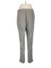 Talbots Houndstooth Silver Casual Pants Size 8 - photo 2