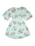 Assorted Brands 100% Rayon Floral Blue Dress Size XS (kids) - photo 2