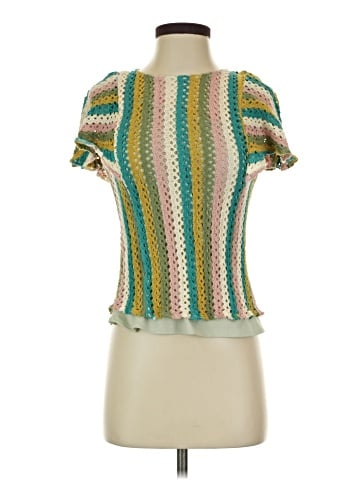 Eva Franco Short Sleeve Blouse (view 1)
