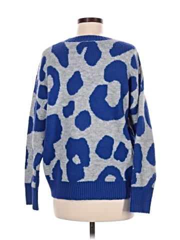 Aqua Pullover Sweater (view 2)