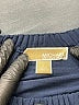 MICHAEL Michael Kors 100% Polyester Solid Blue Casual Dress Size L - photo 7