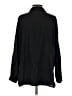 Shein Solid Black Long Sleeve Button-Down Shirt Size 4 - photo 2