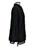 Shein Solid Black Long Sleeve Button-Down Shirt Size 4 - photo 4