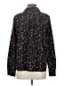 CAbi 100% Polyester Print Black Long Sleeve Blouse Size S - photo 2