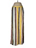 SKYE 100% Rayon Stripes Yellow Casual Pants Size M - photo 1