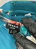 Torrid 100% Polyester Floral Teal Short Sleeve Blouse Size 3X Plus (3) - photo 7