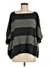 Vince. 100% Cashmere Stripes Gray Poncho Size Med - Lg - photo 1