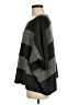 Vince. 100% Cashmere Stripes Gray Poncho Size Med - Lg - photo 5