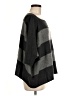 Vince. 100% Cashmere Stripes Gray Poncho Size Med - Lg - photo 4