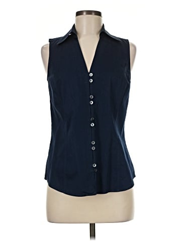 Ann Taylor Sleeveless Button-Down Shirt (view 1)