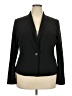 Ann Taylor 100% Cotton Black Blazer Size 18 - photo 1