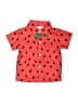 Unbranded Polka Dots Red Short Sleeve Button-Down Shirt Size 12-18 mo - photo 1