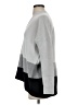 White House Black Market Color Block Gray Pullover Sweater Size S - photo 5