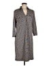 J. McLaughlin Print Brown Casual Dress Size M - photo 1