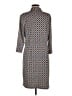 J. McLaughlin Print Brown Casual Dress Size M - photo 2