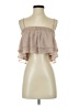 Tularosa Solid Tan Sleeveless Blouse Size S - photo 1