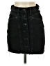 Rails 100% Cotton Black Denim Skirt Size 24 waist - photo 1
