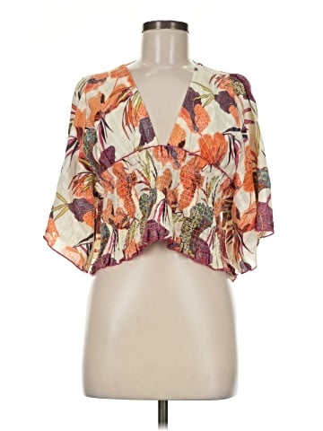 By Anthropologie Short Sleeve Blouse (view 1)