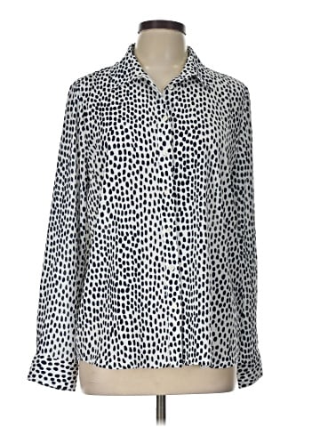 J.Crew Factory Store Long Sleeve Blouse (view 1)