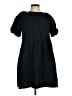 Universal Thread 100% Cotton Solid Black Casual Dress Size M - photo 1