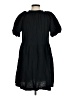 Universal Thread 100% Cotton Solid Black Casual Dress Size M - photo 2
