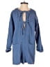 Zara Solid Blue Romper Size XS - photo 1
