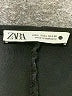 Zara Solid Black Casual Dress Size L - photo 4