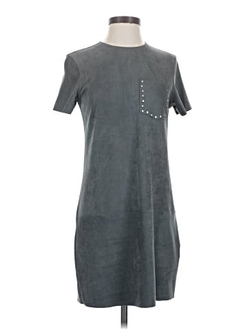 Olivaceous Casual Dress (view 1)