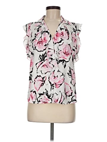 Karl Lagerfeld Paris Sleeveless Blouse (view 1)
