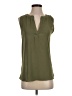 Ann Taylor LOFT Outlet 100% Polyester Green Sleeveless Blouse Size XS - photo 1
