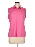 IZOD 100% Polyester Pink Sleeveless Polo Size L - photo 1