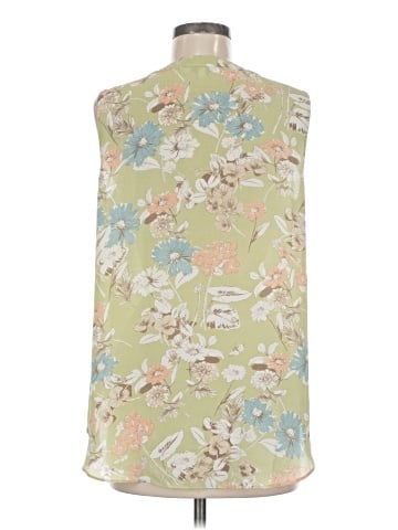 Rose + Olive Sleeveless Blouse (view 2)