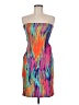 Shein Graphic Orange Cocktail Dress Size M - photo 1