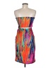 Shein Graphic Orange Cocktail Dress Size M - photo 2
