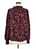 Jodifl 100% Polyester Floral Black Long Sleeve Blouse Size M - photo 1