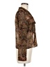 T Tahari 100% Polyester Paisley Brown Long Sleeve Blouse Size M - photo 4
