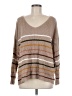 Wishlist 100% Acrylic Stripes Tan Pullover Sweater Size Med - Lg - photo 1