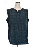 LYS 100% Polyester Teal Sleeveless Blouse Size 1X - photo 1
