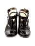 Due Farina 100% Leather Black Heels Size 8 - photo 2