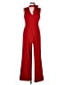 Calvin Klein Solid Red Jumpsuit Size 8 - photo 1