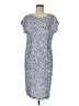 Escada Sport 100% Polyester Print Blue Casual Dress Size EU 40 / US 10 - photo 1