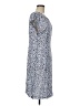 Escada Sport 100% Polyester Print Blue Casual Dress Size EU 40 / US 10 - photo 4
